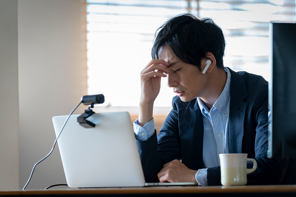 仕事ばかりで運動不足