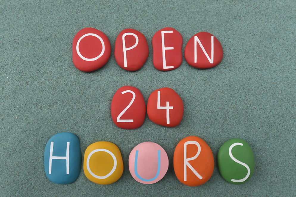 24時間営業のジムを探している